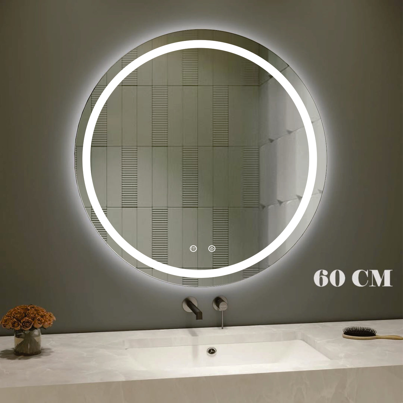 60 CM  REDONDO ANTIFLOG