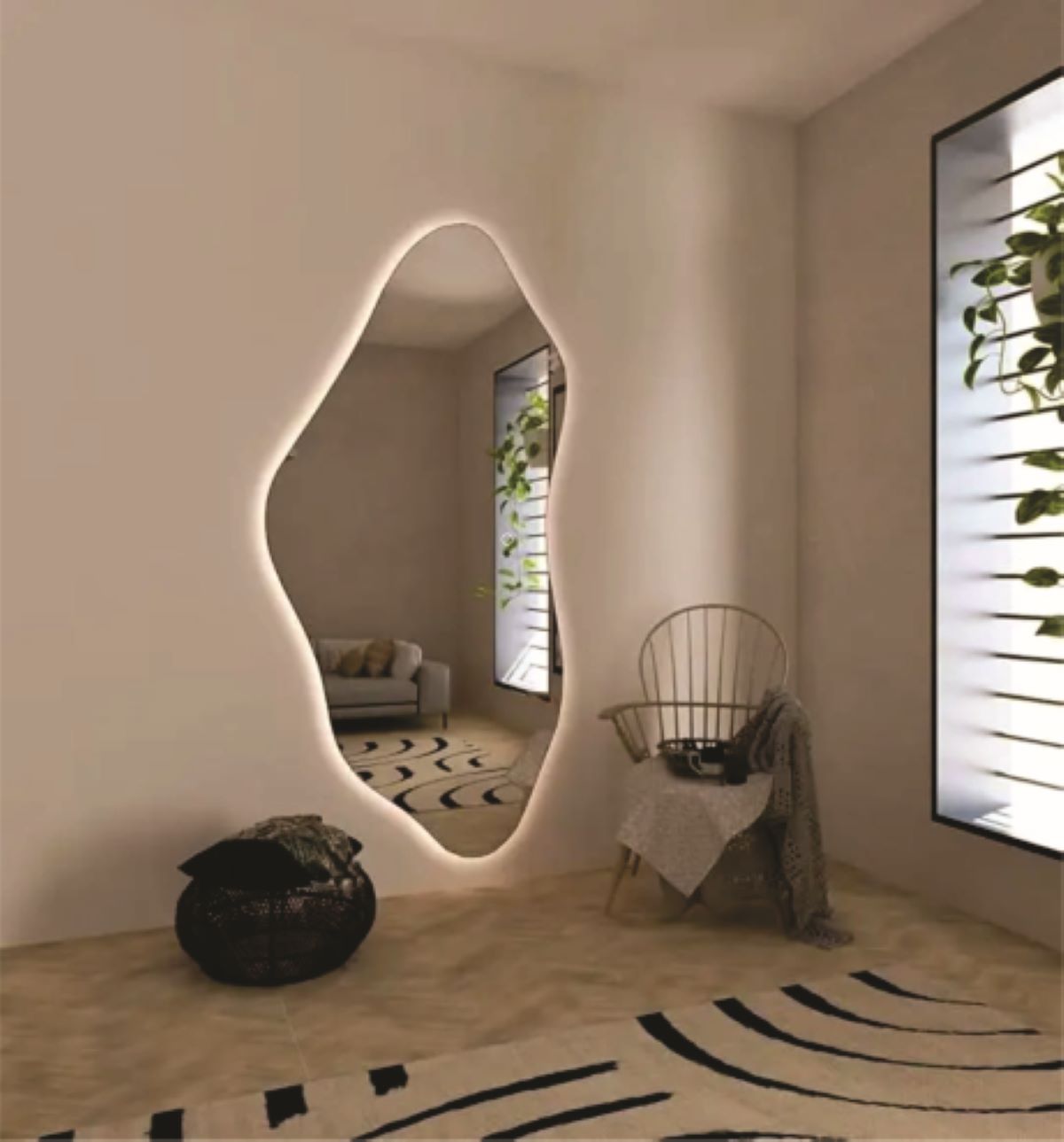 120x60 CM BILED IRREGULAR