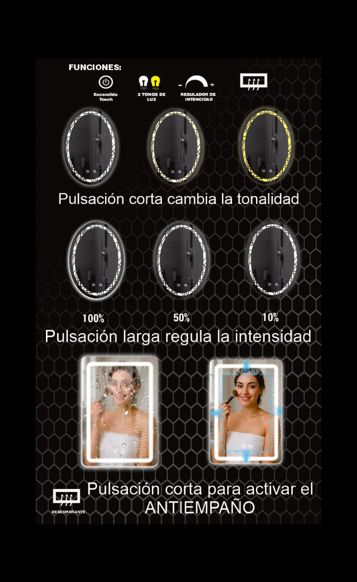 50X70 CM OVALO RAYADO ANTIFLOG