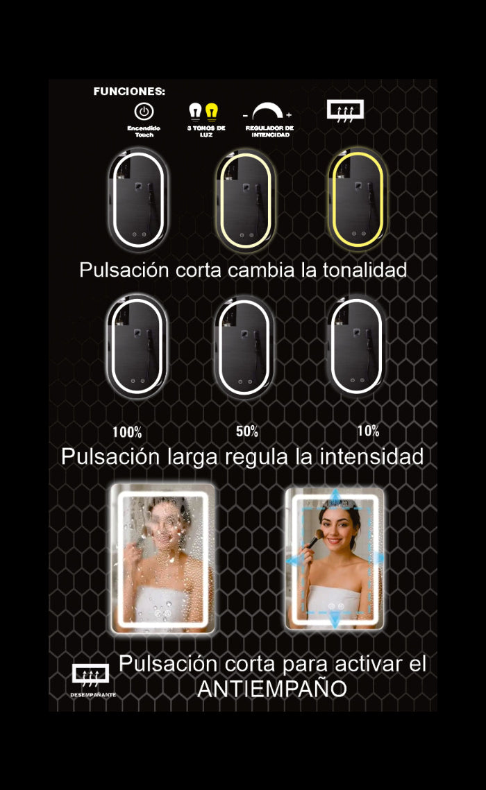 45x80 CM OVALADO ANTIFLOG