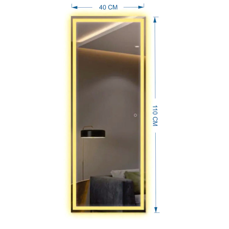 ESPEJO FULL 110X40 CM RECTANGULAR 3 LUCES