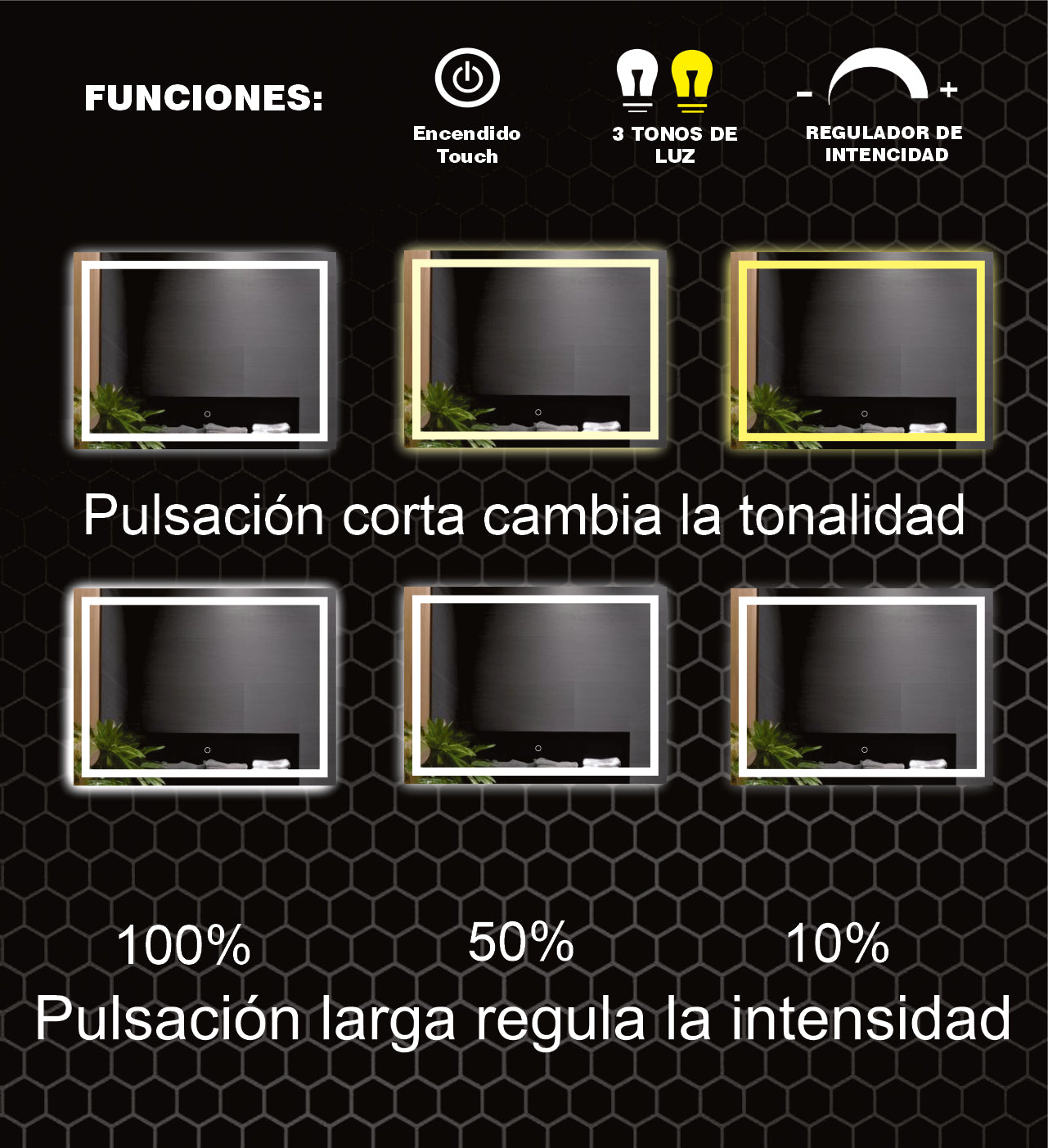 Espejo Biled, 100cm X 80cm